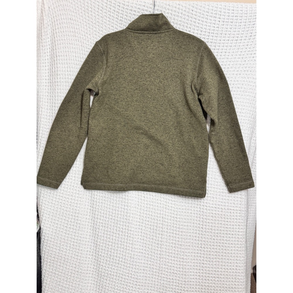 Wrangler Quarter Zip Pullover Sweater Mens Medium Olive‎ Green - Picture 3 of 3